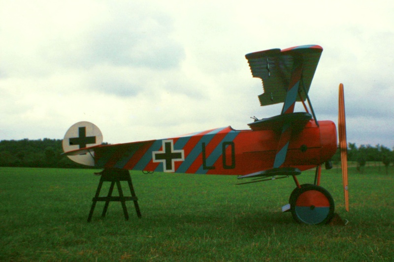 fokker dr1 triplane large scale flying model aircraft