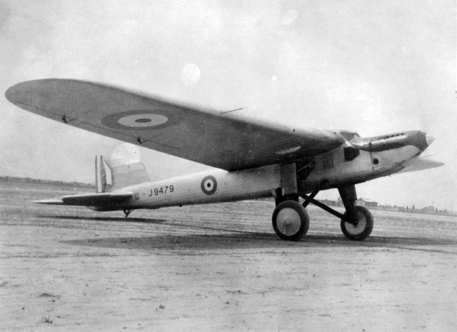 fairey long range monoplane j9479