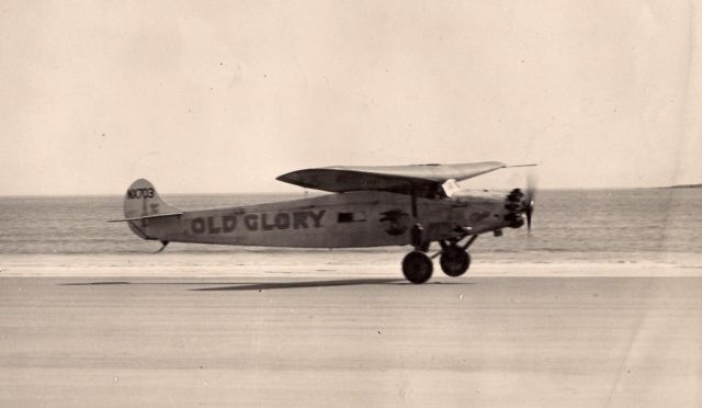 fokker F.VII nx703 old glory