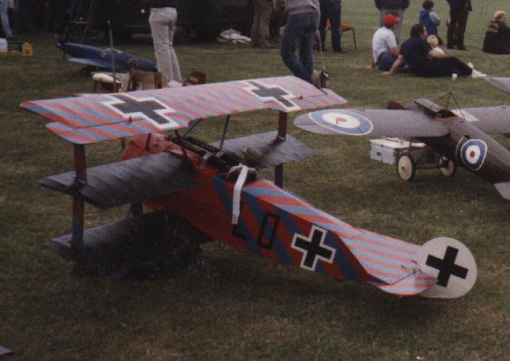 fokker dr1 triplane large scale flying model aircraft